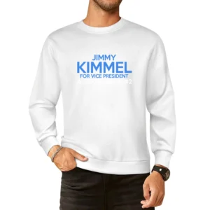 Jimmy Kimmel For Vice President A Good Solid Number 2 Funny American P European Size Pullover Sweater