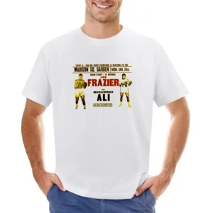 Joe Frazier Vs Muhammad Ali II 1974 Asian Size Men T-Shirt