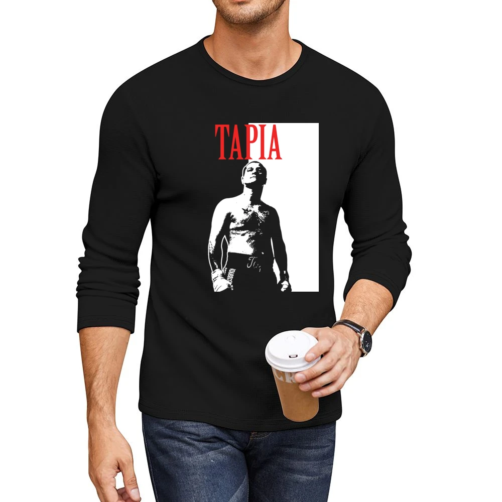 Johnny Tapia Boxing Legend Men CrewNeck Long Sleeve T-Shirt