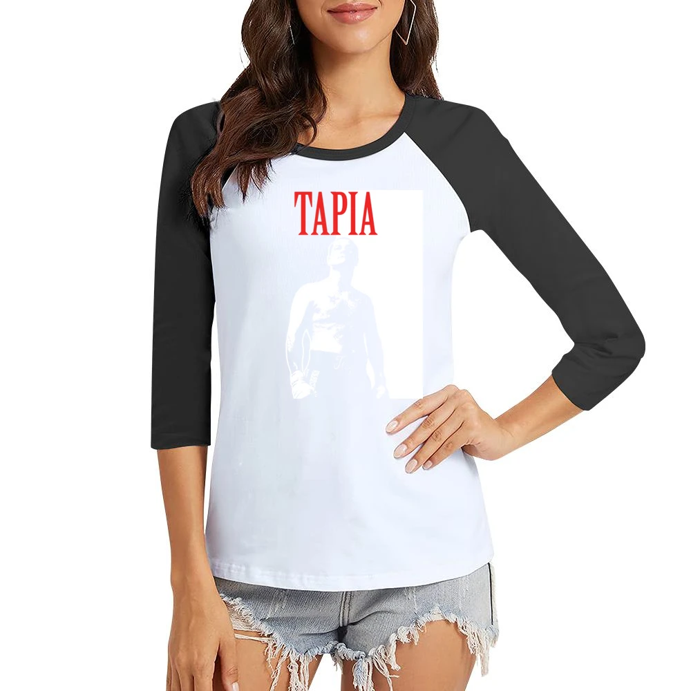 Johnny Tapia Boxing Legend Women Ladies 3-4 Sleeve T-Shirt