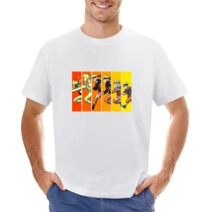 Journey of the Uzumaki Naruto leaf shinobi ninja konoha gakure anime m Asian Size Men T-Shirt