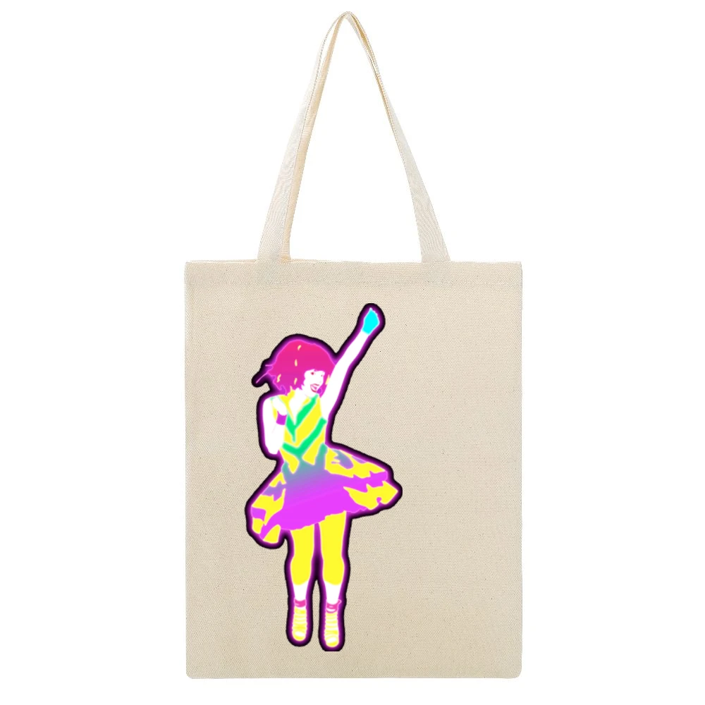 Just Dance 3 Coach Beige Canvas Tote Shopping Bag
