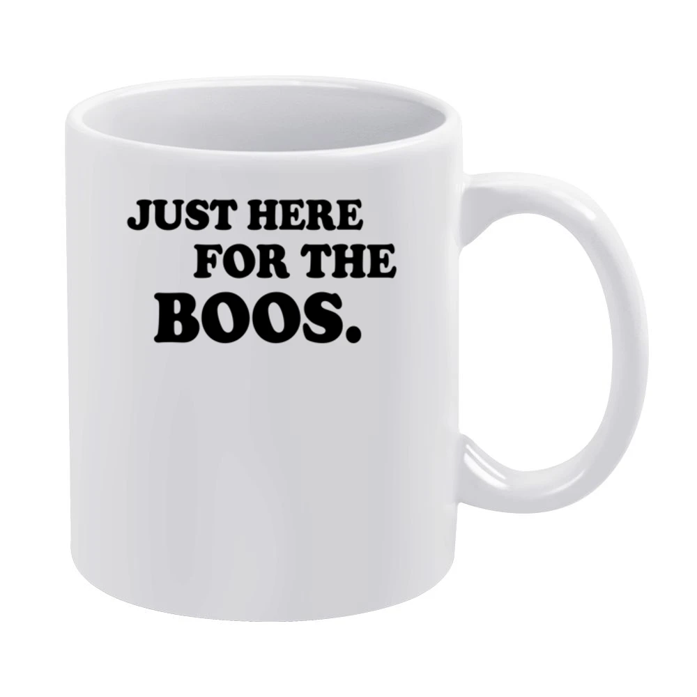 Just Here For The Boos Funny Halloween Popular Vanessa Hudgens White Mug