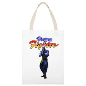 Kage Maru Virtua Fighter Arcade Fighting Retro Video Game Character Fa White Canvas Tote Shopping Bag