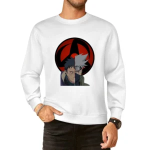 Kamui eyes sharingan Tobi Uchiha Hatake Kakashi magenkyo Naruto anime European Size Pullover Sweater