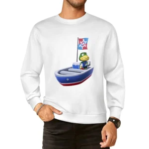 Kapp'n Boat From Animal Crossing Nintendo Character Video Game European Size Pullover Sweater