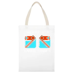 Karate Champ Video Game Retro 80s White Canvas Tote Shopping Bag