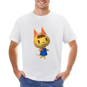 Katie From Animal Crossing Nintendo Character Video Game Asian Size Men T-Shirt