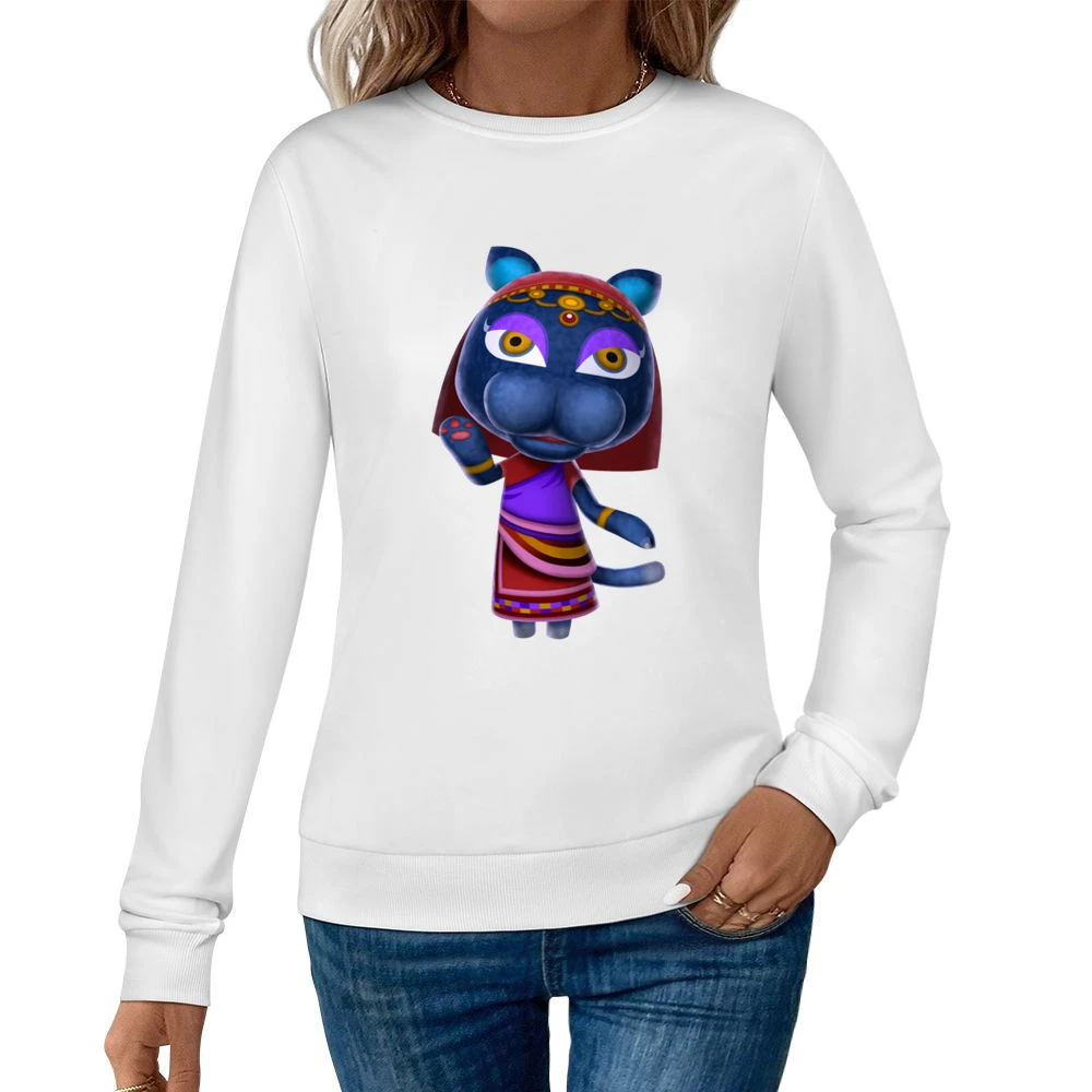 Katrina From Animal Crossing Nintendo Character Video Game Women Pullover Sweatshirt