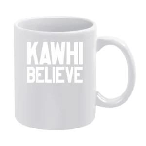 Kawhi Believe San Antonio Basketball White Mug