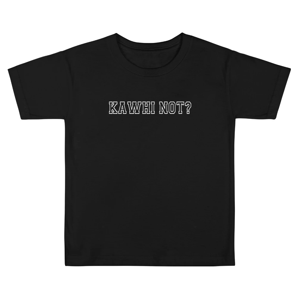Kawhi Not Basketball Playoffs Toronto Raps Graphic Kids Boys Girls T-Shirt