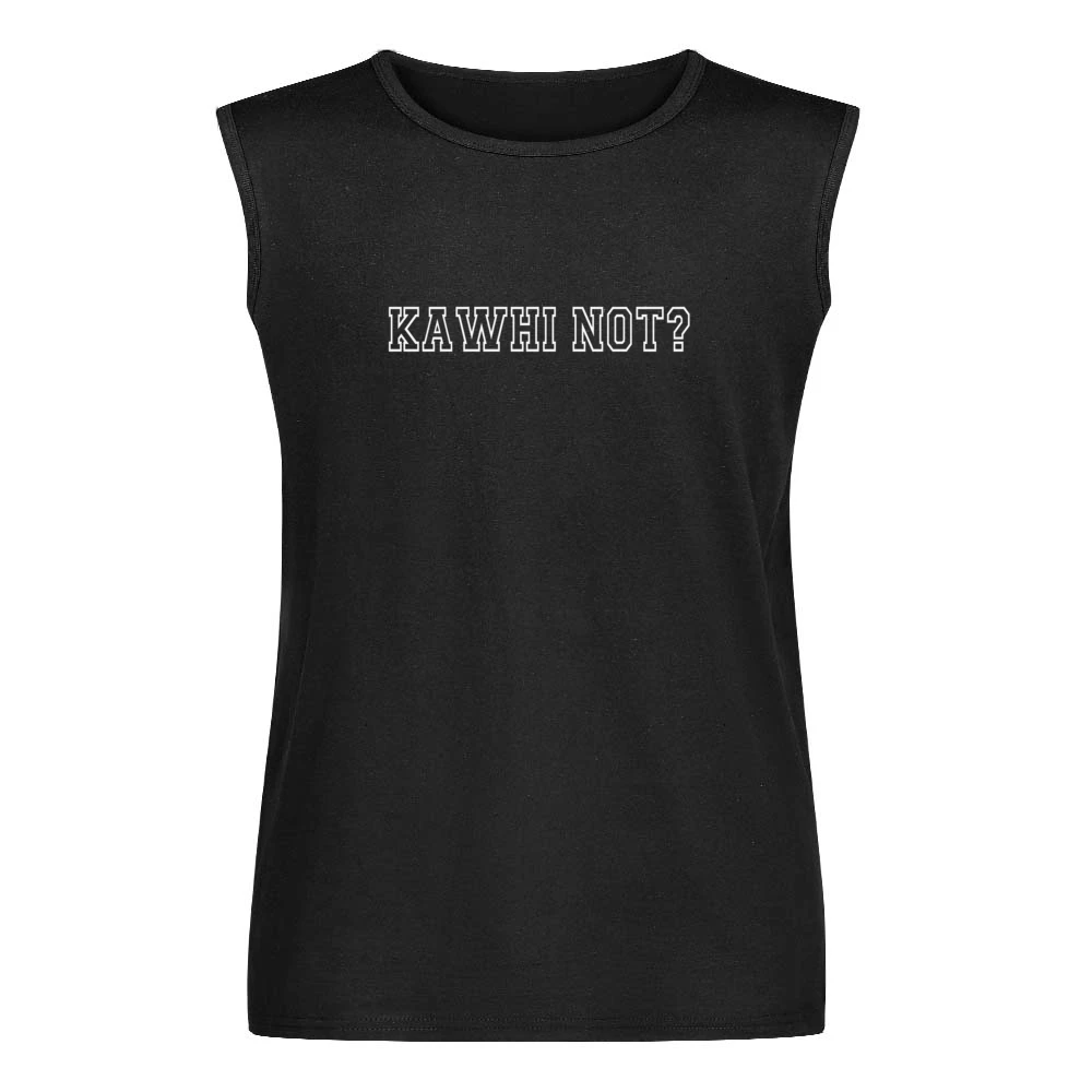 Kawhi Not Basketball Playoffs Toronto Raps Graphic Men Sleeveless T-Shirt