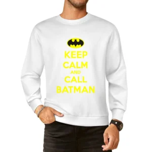 Keep Calm and call Batman European Size Pullover Sweater