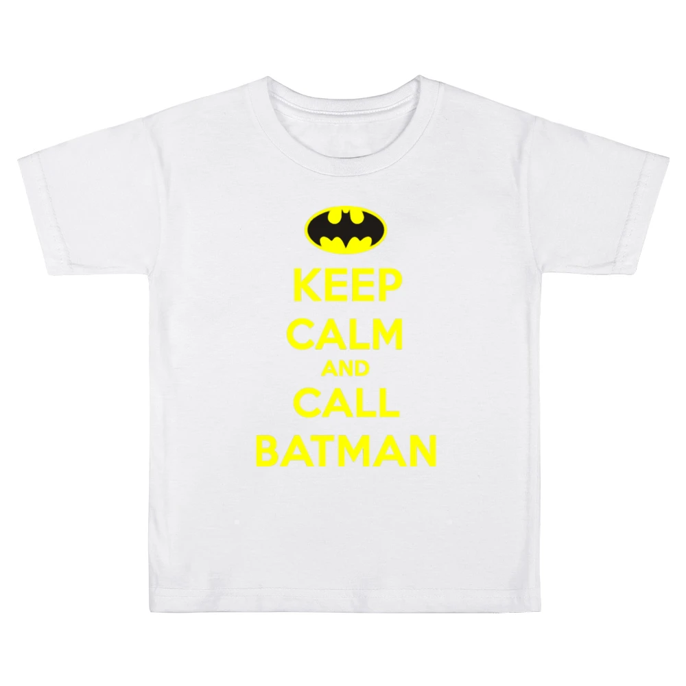 Keep Calm and call Batman Kids Boys Girls T-Shirt