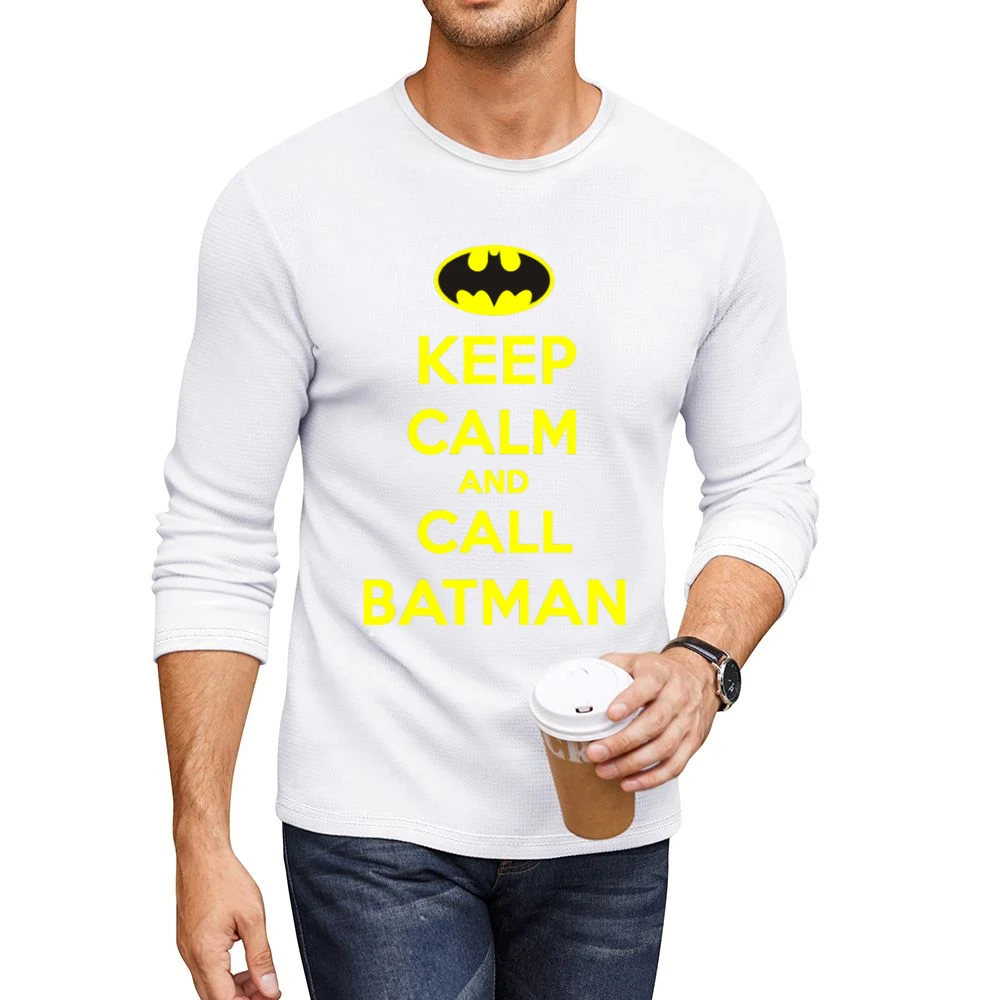 Keep Calm and call Batman Men CrewNeck Long Sleeve T-Shirt