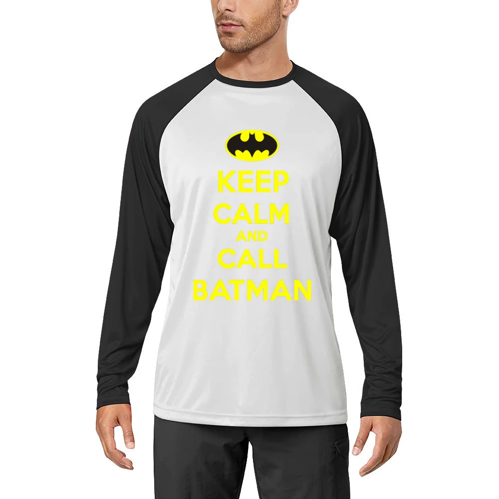 Keep Calm and call Batman Men Long Sleeve T-Shirt
