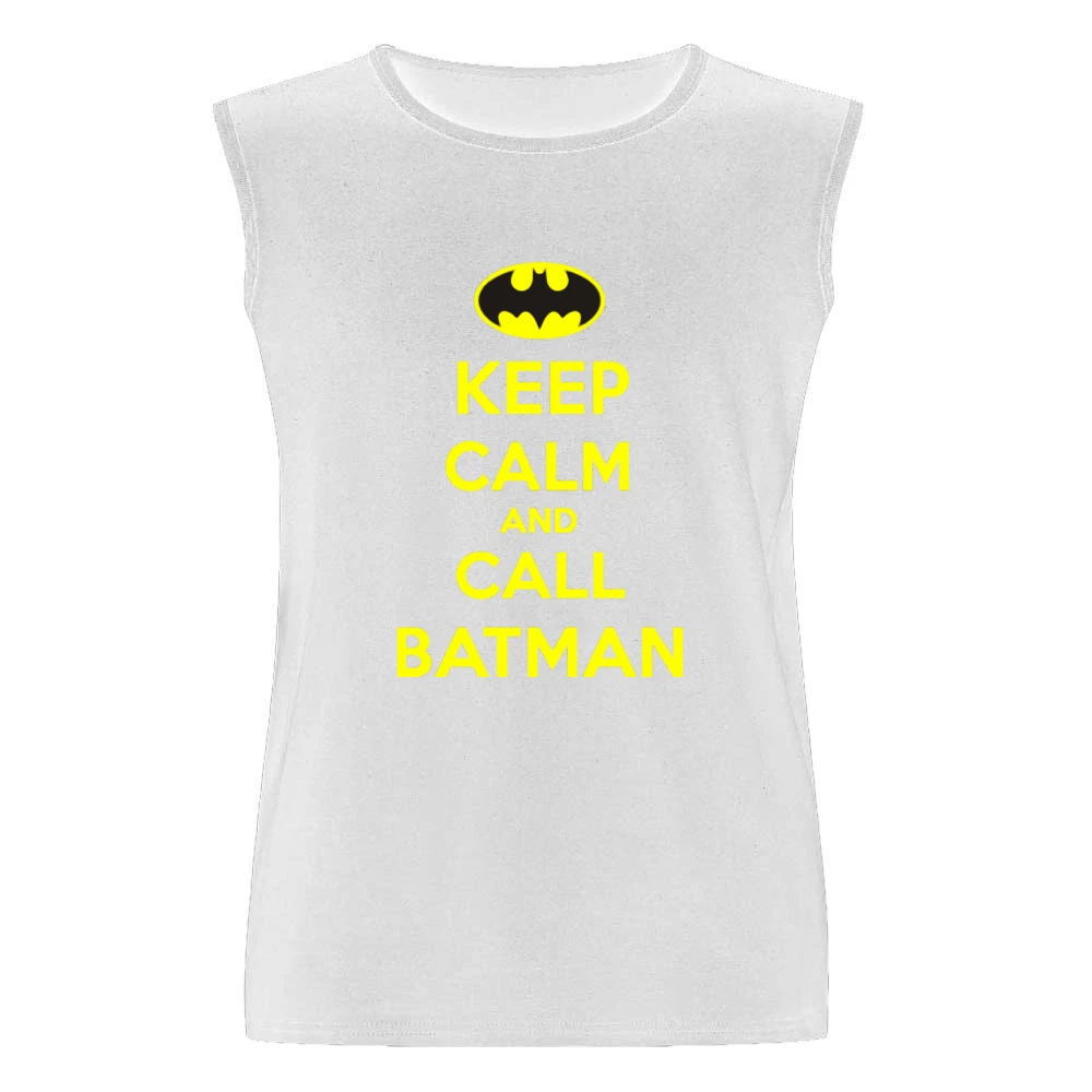 Keep Calm and call Batman Men Sleeveless T-Shirt