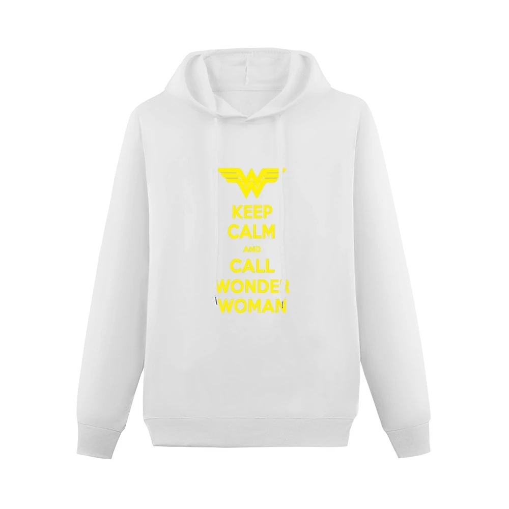 Keep Calm and call Wonder Woman Men Hoodie Without Pocket