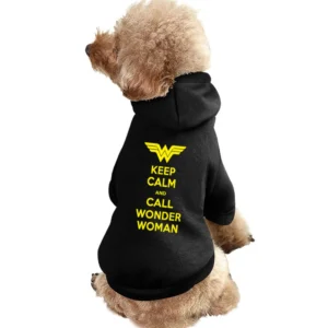 Keep Calm and call Wonder Woman Pet Apparel Clothes