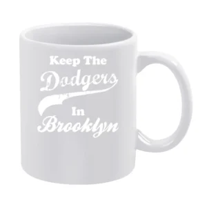 Keep The Dodgers in Brooklyn Sport White Mug