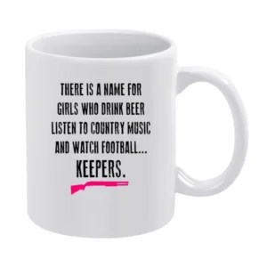 Keepers Tshirt White Mug