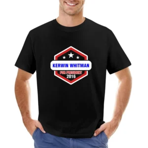 Kerwin Whitman For President 2016 Rectify TV Show Asian Size Men T-Shirt