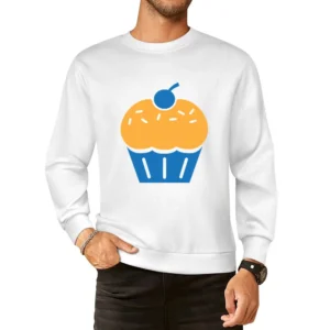 Kevin Durant Cupcake Oklahoma City Basketball Funny Fan European Size Pullover Sweater