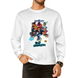 Kid Chameleon Sega Genesis Old School Retro Video Game Fan Distressed European Size Pullover Sweater