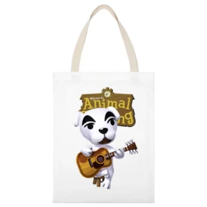 Kk Slider From Animal Crossing Nintendo Video Game Fan White Canvas Tote Shopping Bag