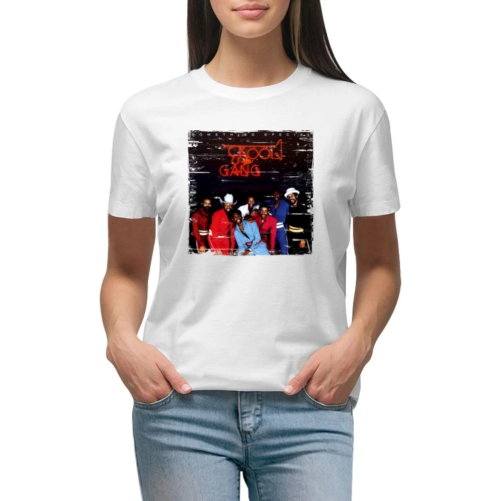 Kool And The Gang Something Special Album Cover Distressed Image T Shi Premium Women Ladies T-shirt