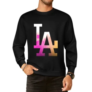 LA Los Angeles Palm Trees Fun Graphic Tee Shirt European Size Pullover Sweater