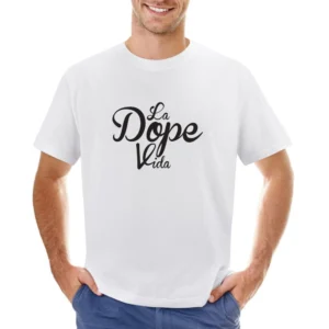 La Dope Vida The Dope Life Fun Spanish Language Graphic Asian Size Men T-Shirt