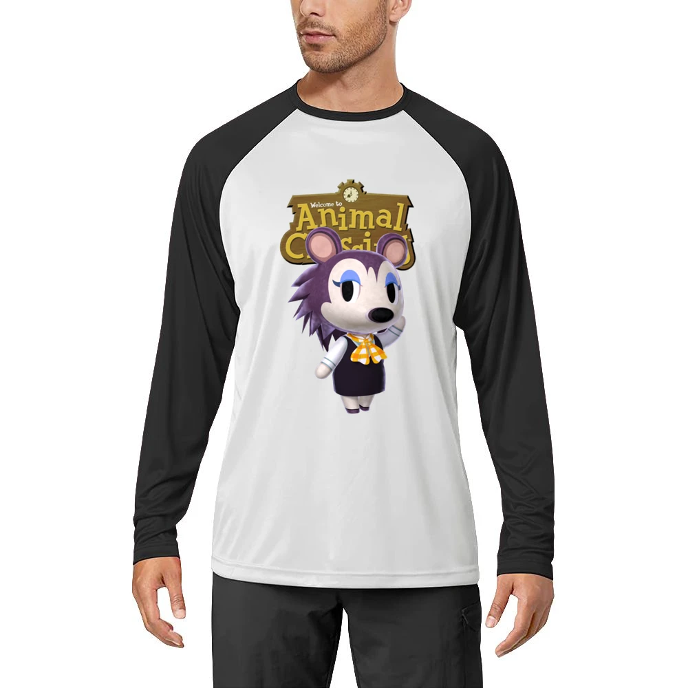 Labelle From Animal Crossing Nintendo Video Game Fan Men Long Sleeve T-Shirt