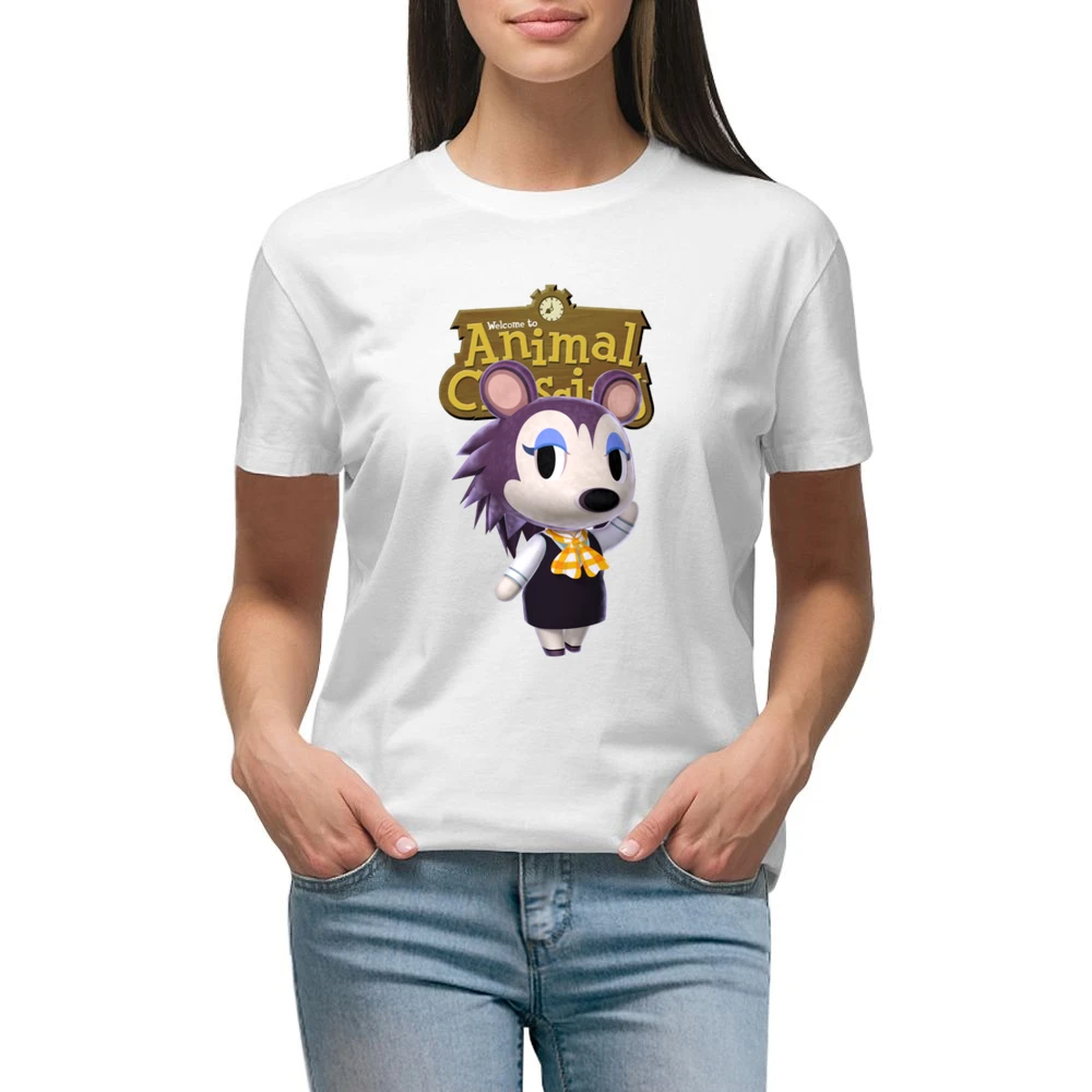 Labelle From Animal Crossing Nintendo Video Game Fan Premium Women Ladies T-shirt