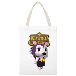 Labelle From Animal Crossing Nintendo Video Game Fan White Canvas Tote Shopping Bag