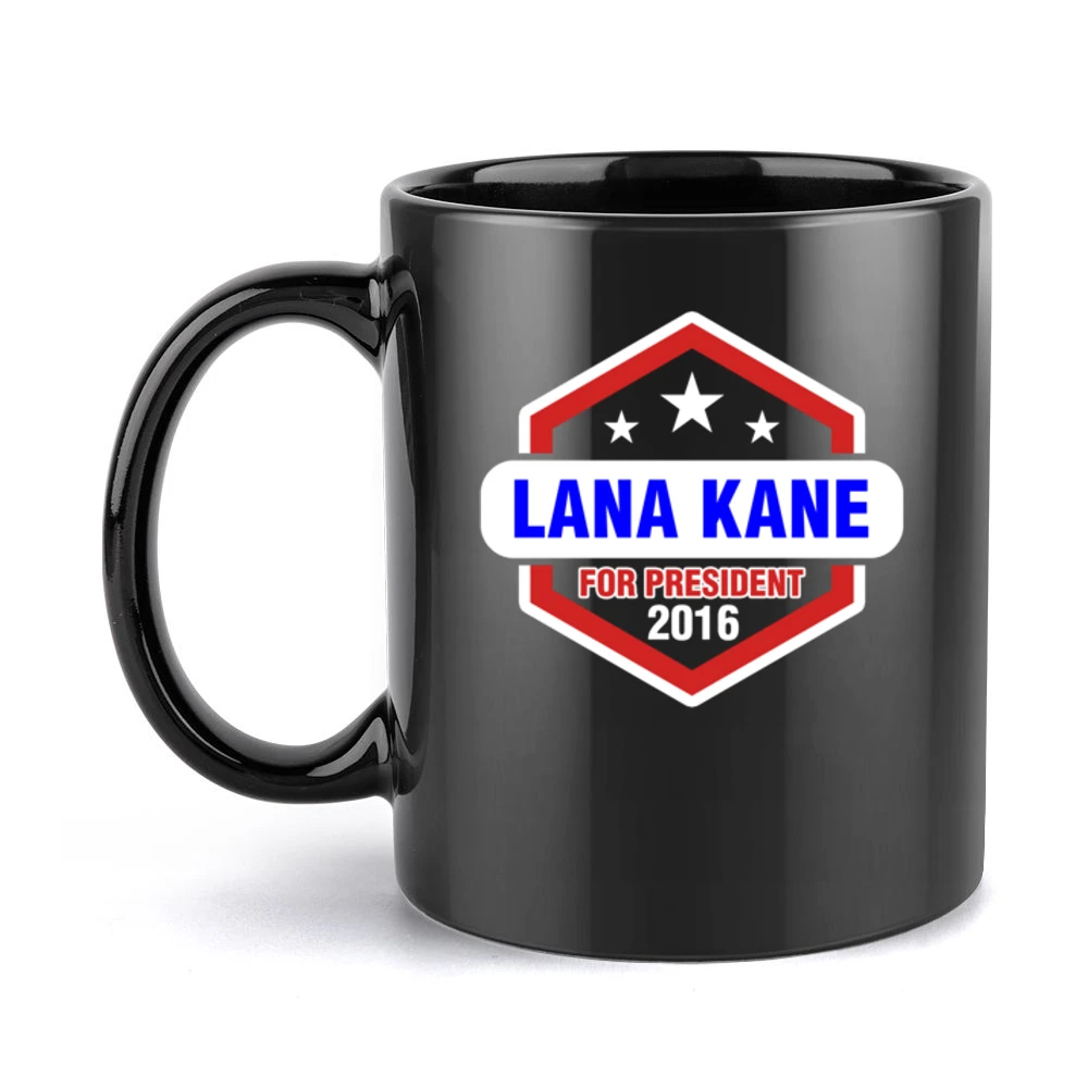 Lana Kane For President 2016 Archer TV Show Black Mug