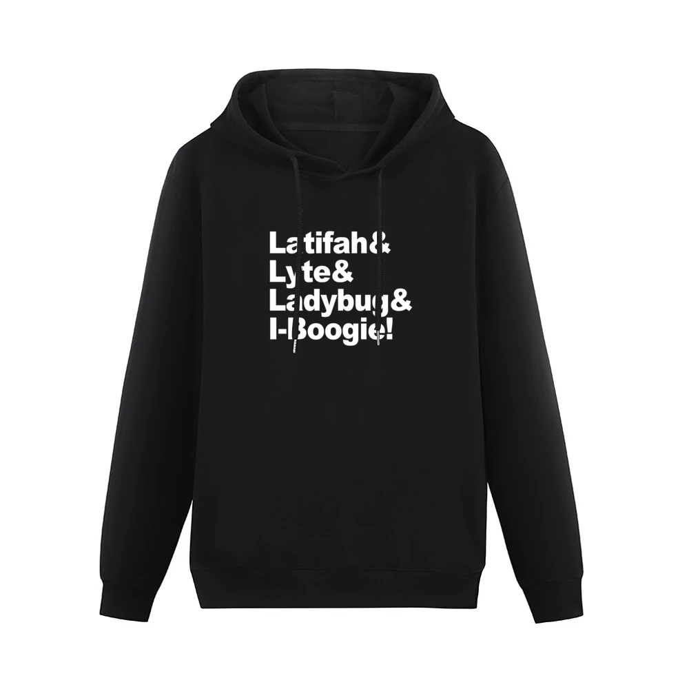 Latifah And Lyte And Ladybug And I Boogie Hip Hop Rap Music Graphic T Men Hoodie Without Pocket