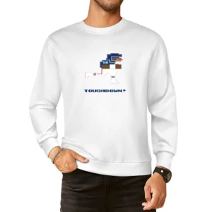 Lawrence Taylor 8 Bit Tecmo Bowl New York Retro Football European Size Pullover Sweater