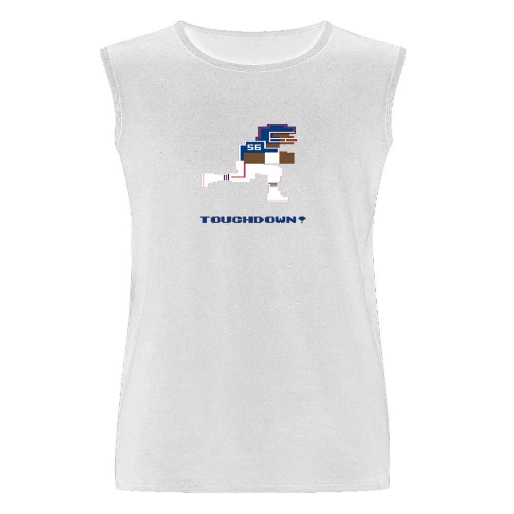 Lawrence Taylor 8 Bit Tecmo Bowl New York Retro Football Men Sleeveless T-Shirt