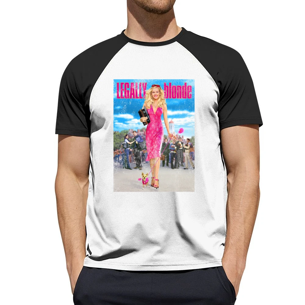 Legally Blonde Vintage Distressed Style Elle Woods Graphic Movie Poste Men Short Sleeve T-Shirt