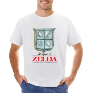 Legend Of Zelda Nes Nintendo Old School Retro Video Game Fan Distresse Asian Size Men T-Shirt