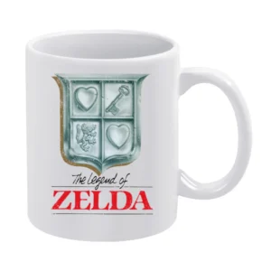 Legend Of Zelda Nes Nintendo Old School Retro Video Game Fan Distresse White Mug