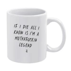 Legend Tshirt White Mug