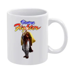 Lei Fei Virtua Fighter Arcade Fighting Retro Video Game Character Fan White Mug