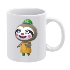 Leif From Animal Crossing Nintendo Character Video Game White Mug