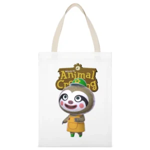 Leif From Animal Crossing Nintendo Video Game Fan White Canvas Tote Shopping Bag