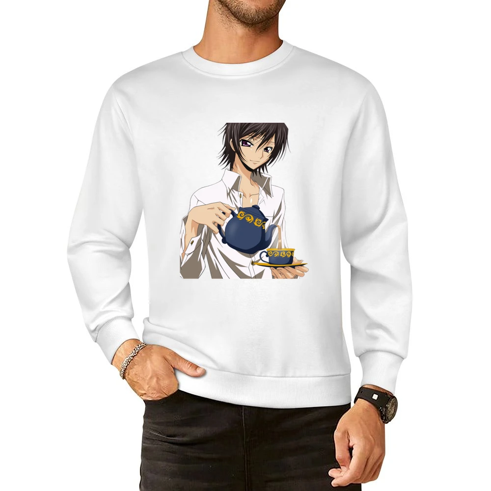 Lelouch Lamperouge vi Britanian serving tea Code Geass: Lelouch of th European Size Pullover Sweater