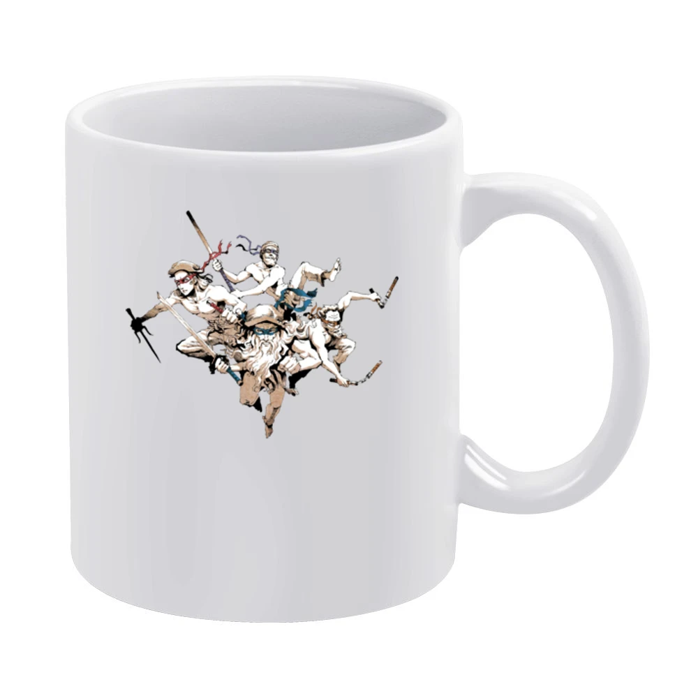 Leonardo Raphael Michelangelo and Donatello White Mug