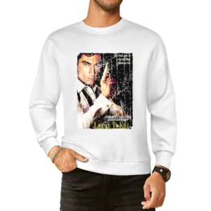 Licence To Kill Movie Poster Retro Aged Look European Size Pullover Sweater