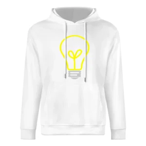 Lightbulb Essential Electricity Fun Tee Shirt European Size Men Hoodie